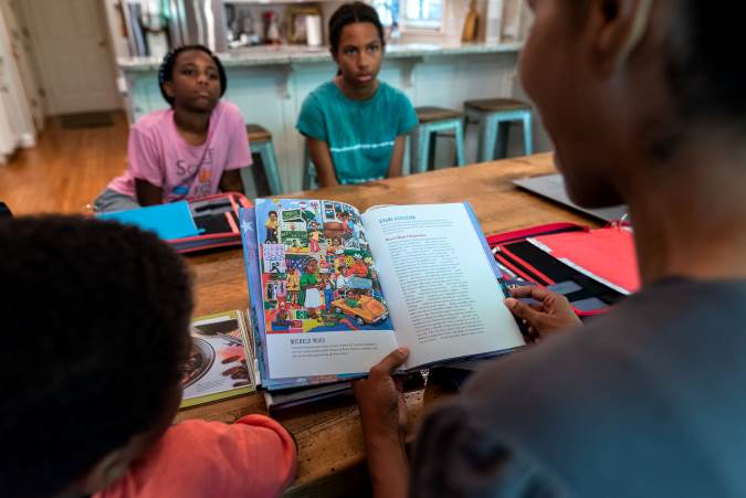 Amber’s Homeschool Day in the Life (with a 7, 9, 11, & 13-year-old)