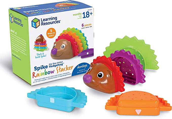 Learning Resources Spike the Fine Motor Hedgehog Rainbow Stackers – $5.90 (reg. $12)