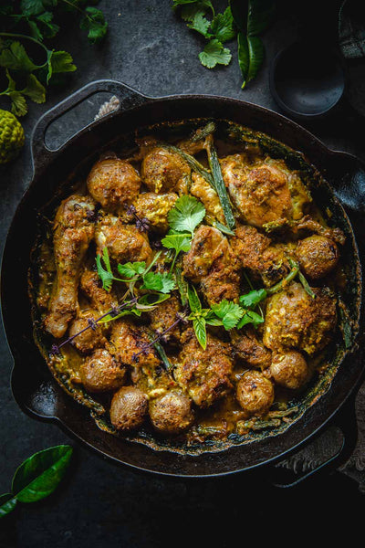 Oven Baked Thai Green Chicken Curry
