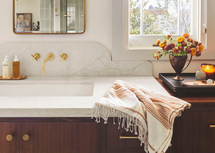 Julie’s First Lead Design With VHD – A Primary Bath Reveal + Tips On How To Easily Blend Classic & Contemporary Styles