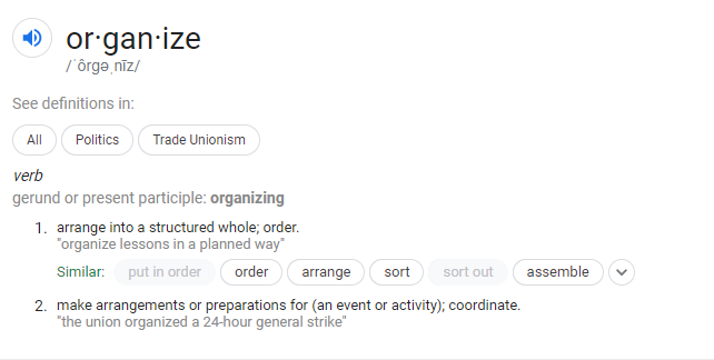 Defining Organization: It’s Not the Same for Everyone