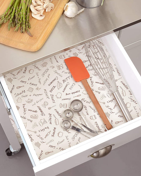 Con-Tact Brand Covering Adhesive Creative Drawer and Shelf Liner, 18″ x 9′, Bon Appetit $2.99