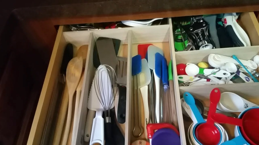 DIY Kitchen Drawer Dividers, SUPER EASY! by Man Sharpens Man (3 years ago)