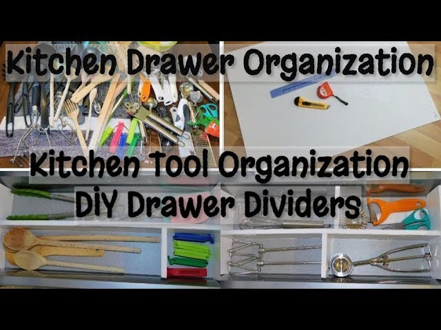 KITCHEN DRAWER ORGANIZATION (Kitchen Tool Organization) DIY Kitchen Drawer Dividers by I.CreateMySpace Mari-McGuire (1 year ago)