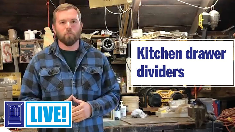 How to Build Kitchen Drawer Dividers | This Old House: Live by This Old House (1 year ago)