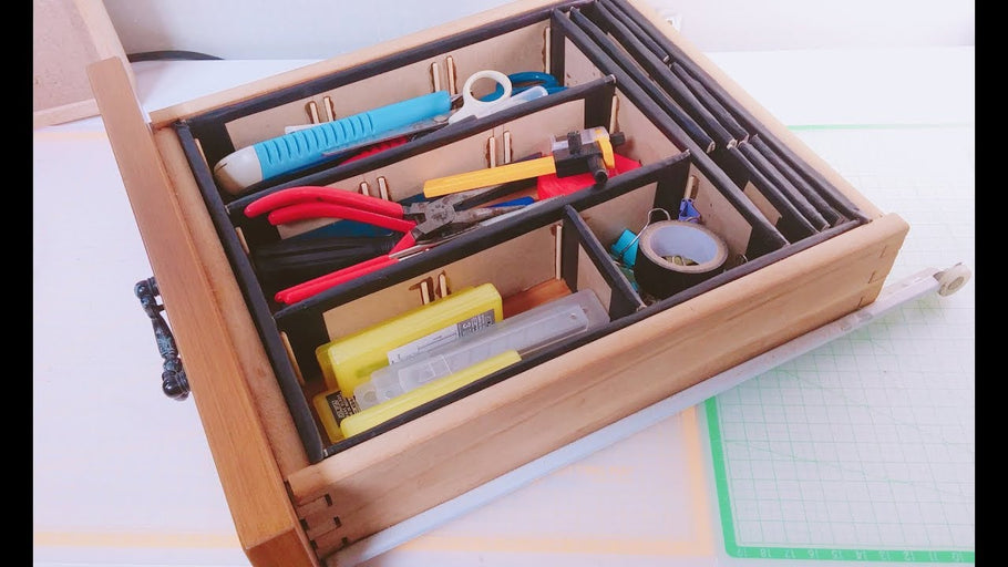 How to Make Desk Drawer Divider from Cardboard