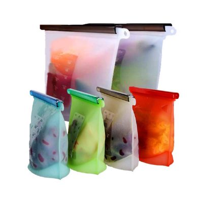 Reusable Silicone Food Storage Bags $18.35