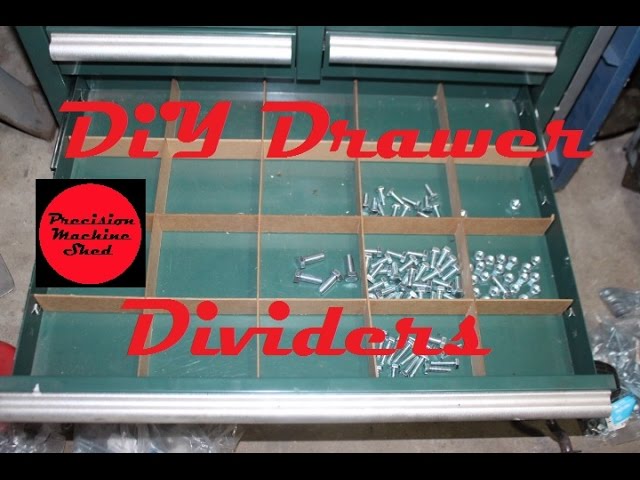 Drawer Organizing Dividers DIY quick and easy! by Precision Machine Shed (4 years ago)