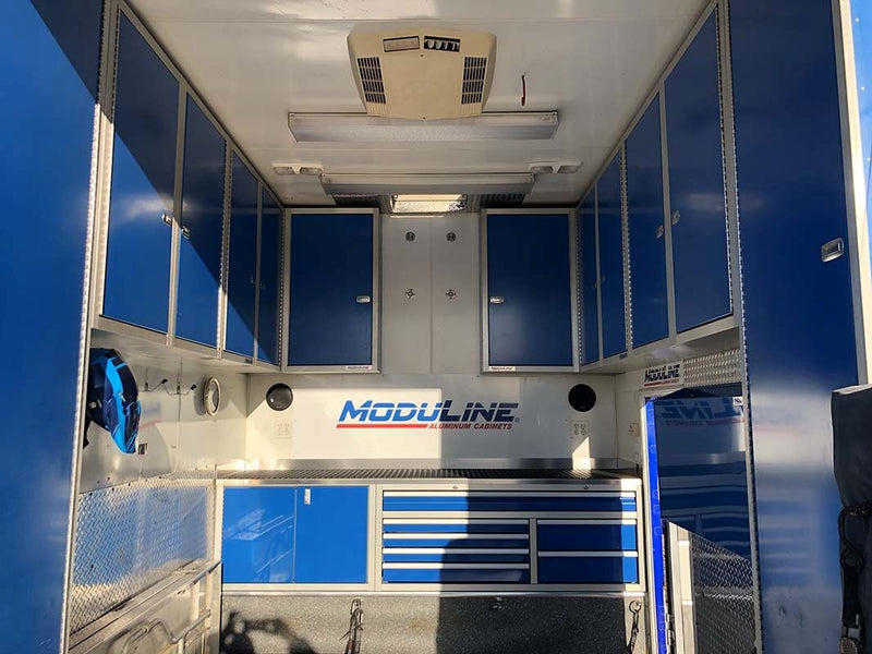 Make Your Job On the Road Easier: Discover the Convenience of Moduline Trailer Cabinets