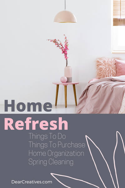 It’s amazing what a little, home refresh and a mini home makeover can do to lift your spirits! First, start by, decluttering, cleaning, and organizing… Today we are sharing new finds we spotted for the home