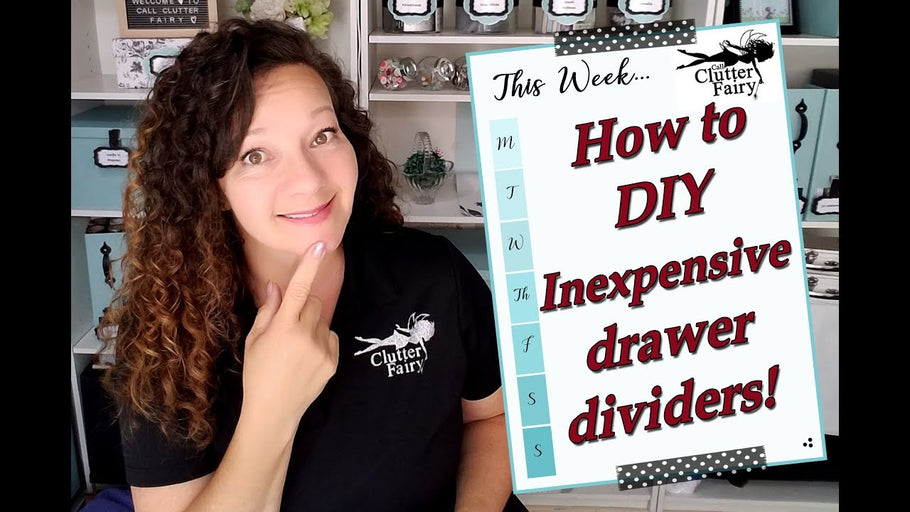 How to DIY Inexpensive drawer dividers! by The Crafty Organizer (1 year ago)