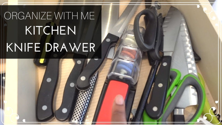 This client was nice enough to let me film in her home! I am working on many projects in their home, but the knife drawer was one of the first problems we solved ...