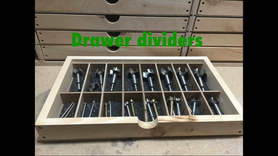 Shop organization: Drawer dividers! by ShopBuilt (5 years ago)