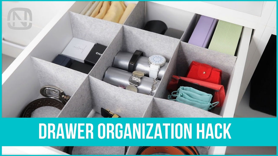DIY How to make a drawer organizer - Drawer divider hack | OrgaNatic by OrgaNatic (1 month ago)