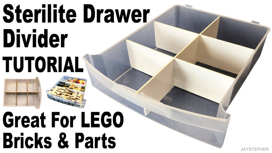 DIY Sterilite Drawer Dividers For LEGO Windows by JAYSTEPHER (2 years ago)