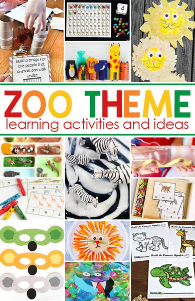 Zoo Theme Crafts and Activities for Kids