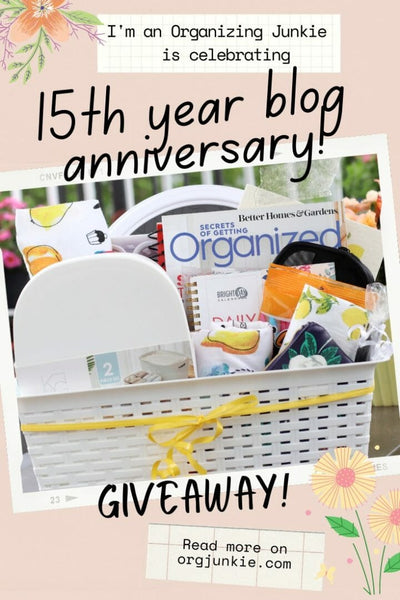 Celebrating My 15th Year Blog Anniversary with a Giveaway!