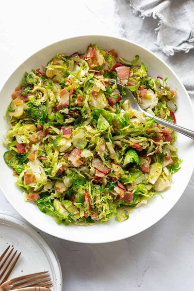 Sautéed Brussels Sprouts with Pancetta