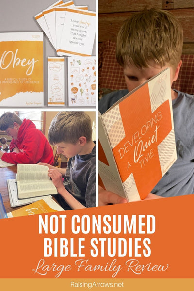 Review of Not Consumed Bible Studies {with a Large Family Twist}