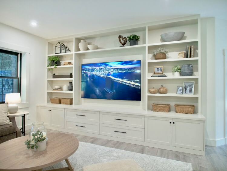 Built-In Entertainment Center