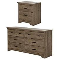 South Shore Versa 6-Drawer Dresser and 2-Drawer Nightstand only $299.00