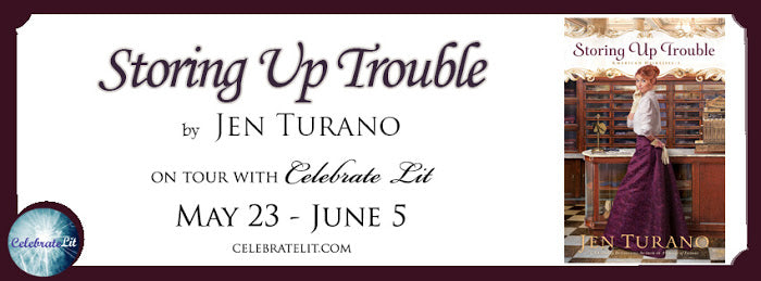 These two together just spell trouble... Storing Up Trouble by Jen Turano (Review & #Giveaway) @Celebrate_Lit