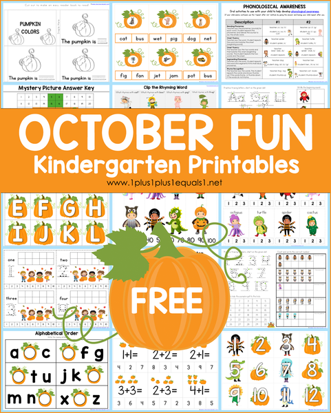 October Fun – Pumpkin Printables for Kids