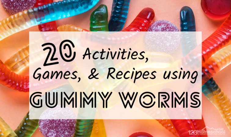 20 Gummy Worm Activity, Games, & Treats