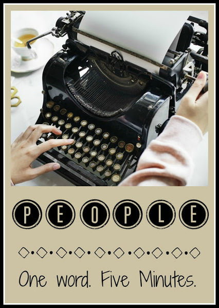 Five Minute Friday - People