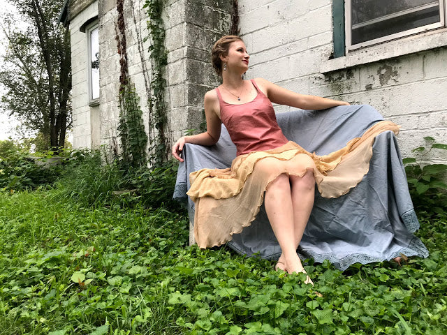 A 1920’s Inspired Silk Dress