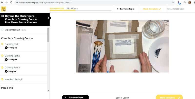 Beyond the Stick Figure Art School {Homeschool Crew Review}