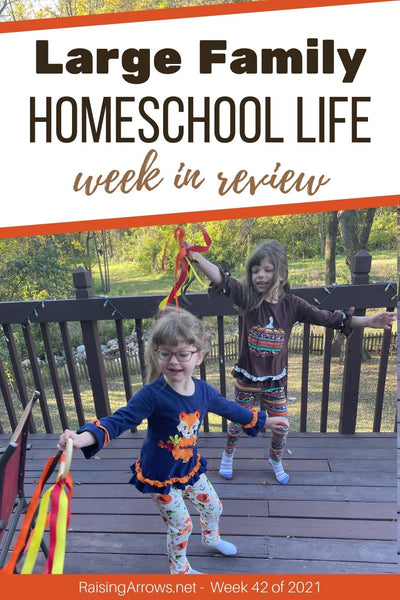Large Family Homeschool Life – Week 42 of 2021