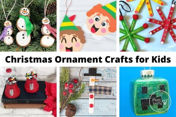 50+ Easy DIY Christmas Ornament Crafts for Kids