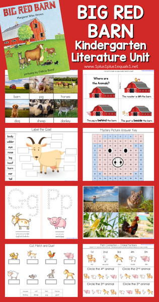 Big Red Barn Farm Kindergarten Literature Unit