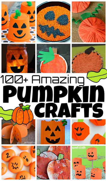 100 FUN Pumpkin Crafts for Kids