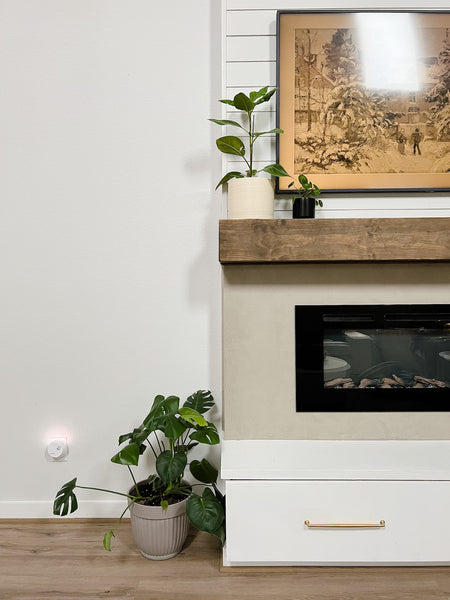 Our DIY Electric Fireplace: One Year Later