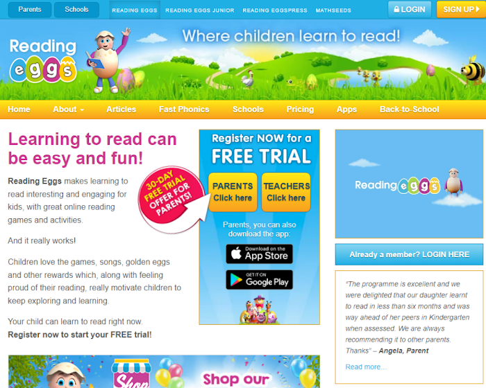 (AD) Back To School With Reading Eggs