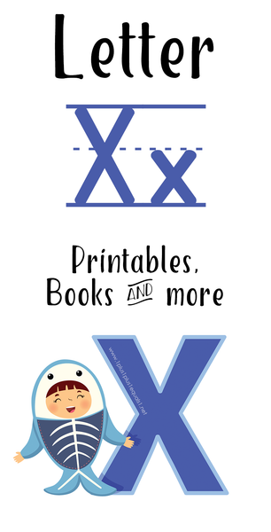 Letter X Printables, Books, and Ideas