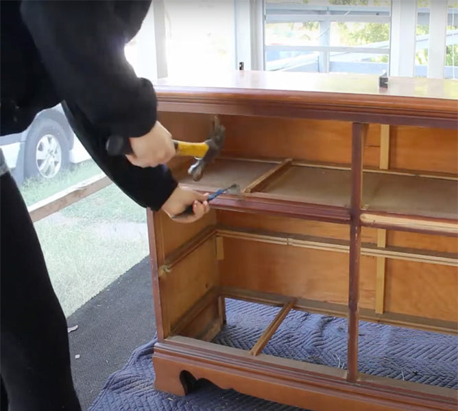 DIY Dresser to Hamper Project