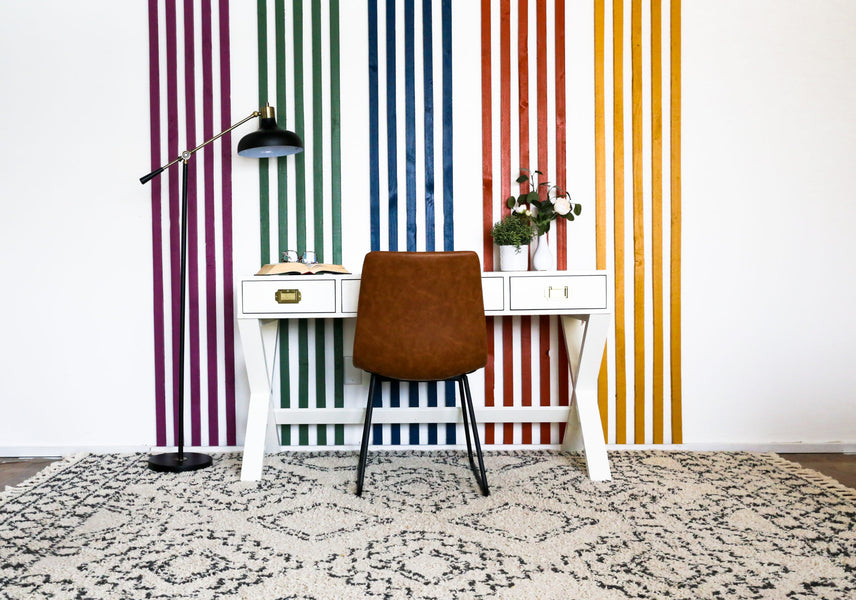 DIY Checkered Wallpaper Hack | Teenage Room Transformation