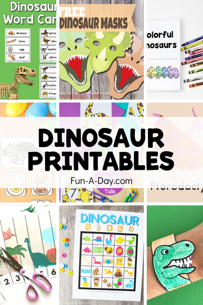 Free Dinosaur Printables for Preschool