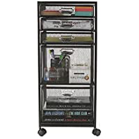 Mind Reader 5TWHEEL-BLK 5-Tiered Cabinet only $77.45