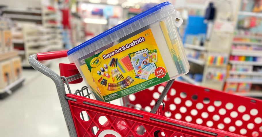 Crayola Super Art & Craft 115-Piece Kit Only $14.99 on Target.com (Regularly $30)