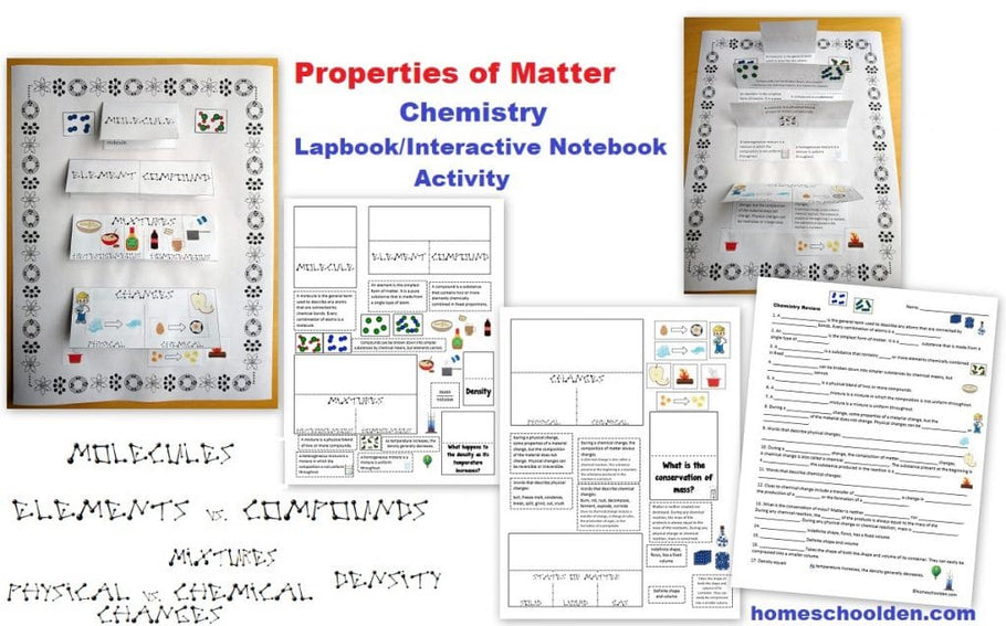 Properties of Matter – Interactive Notebook Activity