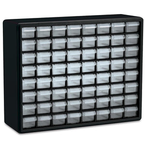 AKRO-MILS Parts Storage Cabinet - 20x6.38x15.81" - (64) 2-1/8 x5-1/4 x1-1/2" Drawers