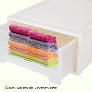 Top rated ejoyous drawer storage box multifunctional large plastic drawer storage organizer storage bins container for small sundries underwear magazines files makeups home accessories