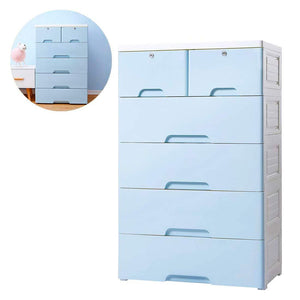 Discover nafenai 5 drawer kids storage cabinet home storage drawers with lock wheel plastic bedroom storage bin closet kids toy box clothes storage cabinet