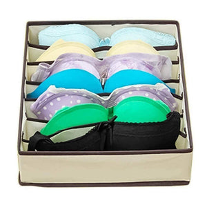 Featured huizhirem 2 set underwear organizer foldable drawer divider for bras panty socks neck ties lingerie storage boxes under bed organizer closet dresser drawer foldable drawer divider