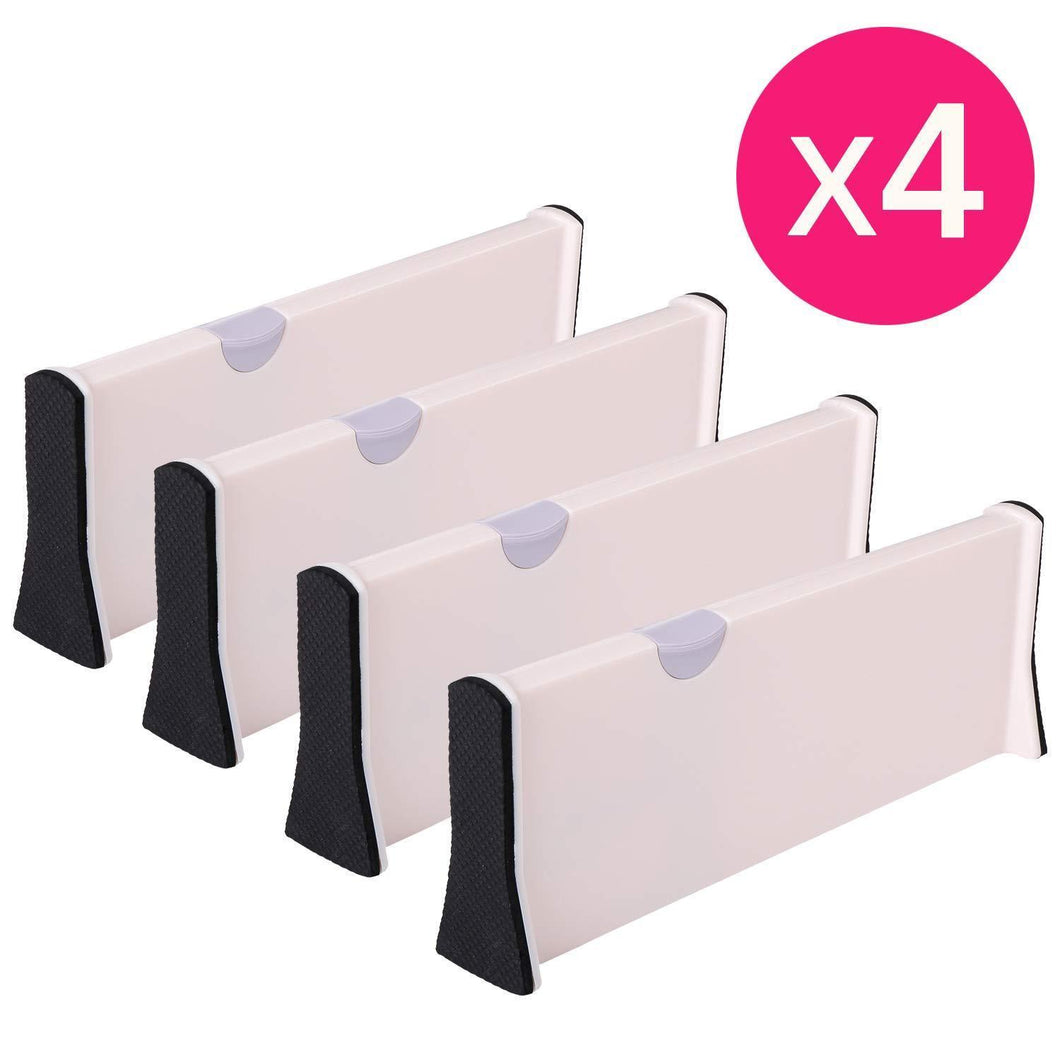 Order now 4 drawer organizer and dividers organize silverware and utensils in home kitchen divider for clothes in bedroom dresser designed to not snag underwear and bra fabrics bathroom storage organizers