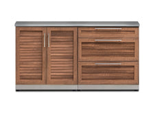 Load image into Gallery viewer, Outdoor Kitchen Stainless Steel 2 Piece Cabinet Set